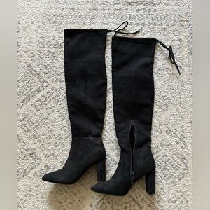 Elegant Black Over-the-Knee Boots